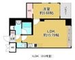 東大阪市長田中1丁目の間取図