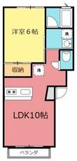 富士宮ハイツAの間取図