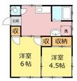 若宮上町貸家の間取図