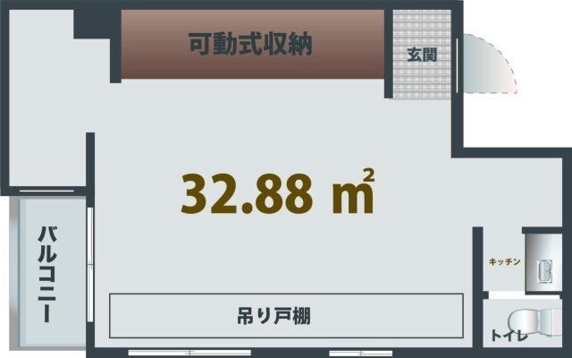 拡大写真:シャトー新高円寺 4階402の間取り