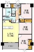 堺市北区中長尾町3丁の間取図