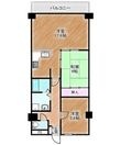 堺市北区中百舌鳥町6丁の間取図