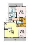 堺市北区大豆塚町1丁の間取図