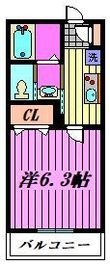 MarkDuo芝Ⅰの間取図