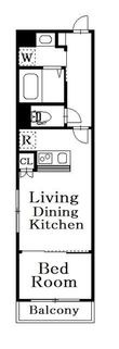 リッツ関町の間取図