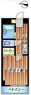 シャインハイツ秋津の間取図