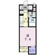 プロムナード武蔵浦和の間取図