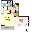 セジュール春日町1の間取図