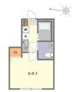 クラヴィエ上町の間取図