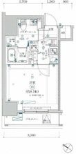 MAXIV CROS竹ノ塚の間取図