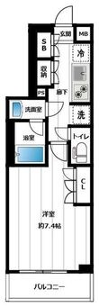 イアース小竹向原の間取図