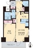 グリーンリーフ西早稲田の間取図