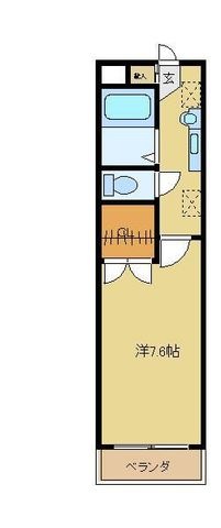 拡大写真:シャルマン草加Ⅲ 1階102の間取り