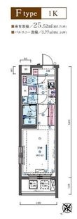 リヴシティ成増ミュジオ弐番館の間取図