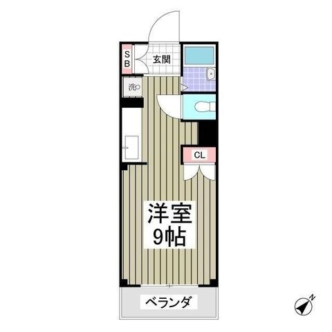 拡大写真:メゾンルシエール 1階103の間取り
