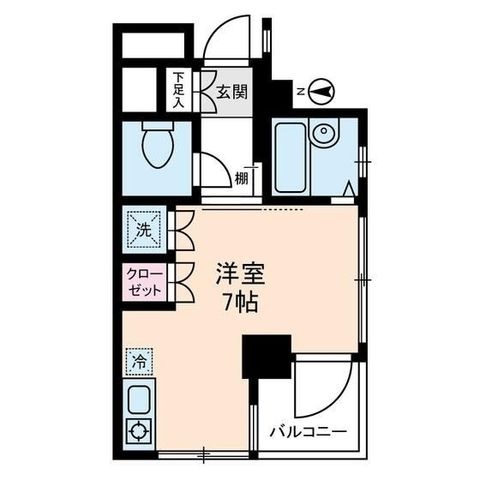 拡大写真:スターライト上池袋 4階431の間取り