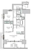 ONE ROOF RESIDENCE NISHINIPPORの間取図