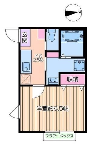 拡大写真:casatakeya 2階2の間取り