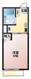 イーストハイムの間取図