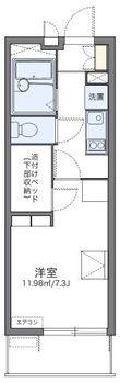 レオパレスヴィルヌーブの間取図
