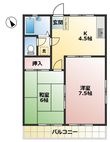 サンハイツ天野Ⅰの間取図