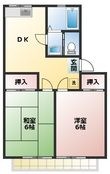 コーポハピネスⅡの間取図