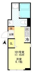 FERIO三河島の間取図