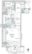 ガリシア錦糸町Vの間取図