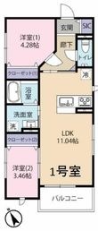 アーツ駒込の間取図