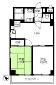 ななハイツBの間取図