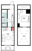板橋マンションの間取図