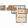 Creer白山(クレールハクサン)の間取図