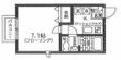 エスポワールの間取図