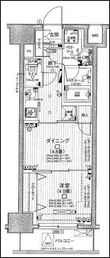 日神デュオステージ蔵前NEXTの間取図