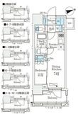 リビオメゾン御茶ノ水EASTの間取図