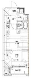フロンティアレジデンス板橋の間取図