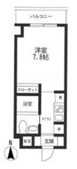 KDXレジデンス御徒町の間取図
