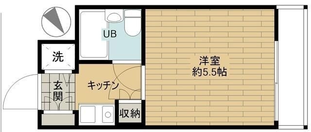拡大写真:メゾンコモド小石川 3階302の間取り