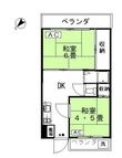 ななハイツAの間取図