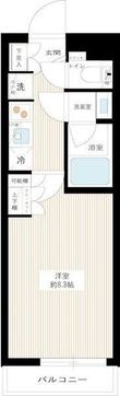 ARCOBALENO ITABASHISAKURAGAWAの間取図