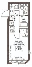 COCOCUBE南大塚の間取図