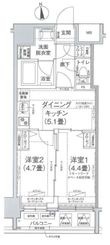 アイルプレミアム池袋ノルドの間取図