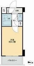グローリア初穂椎名町の間取図