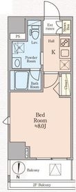 HY’s 住吉Ⅱ の間取図