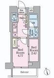 HY’s 桜橋 MIRAIS の間取図