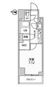 ガリシア森下Ⅴの間取図