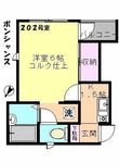 ボンシャンスの間取図