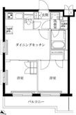 ルーブル蓮根弐番館の間取図