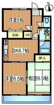 大関山ハイツの間取図
