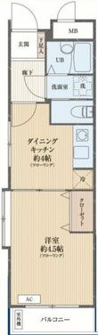 メイゾン小竹向原の間取図